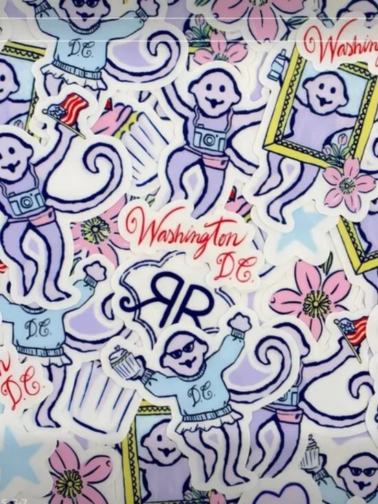 LIMITED EDITION Roller Rabbit GEORGETOWN MONKEY POLO PAJAMAS NWT SMALL OR MEDIUM - Picture 13 of 13